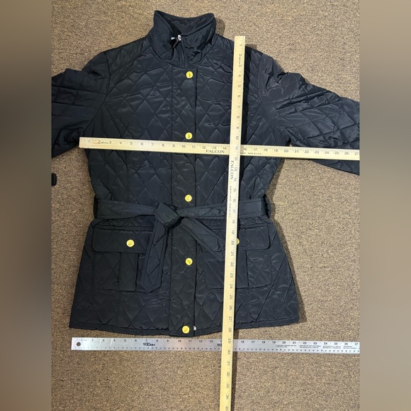 Black QUILTED Jacket – Early 2000s Y2K -Medium-Equestrian English Country Side - Picture 7 of 10